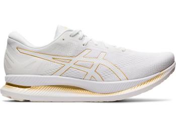 Asics Dam Löparskor GLIDERIDE Vita/Guld